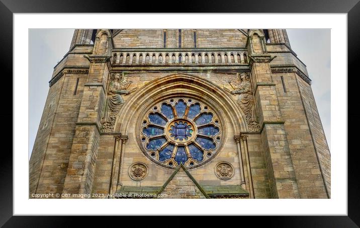 Kelvinside Hillhead Parish Church Glasgow City 1876 Framed Mounted Print by OBT imaging