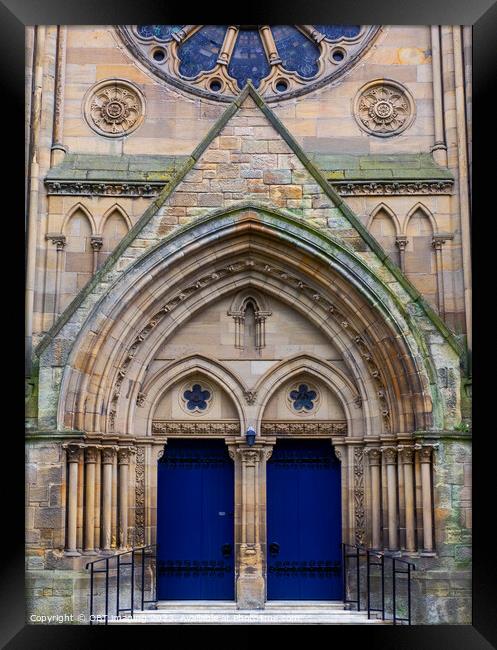 Kelvinside Hillhead Parish Church Glasgow City 1876 Framed Print by OBT imaging