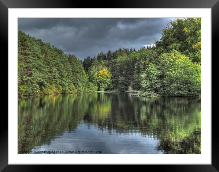Enchanting Reflections of Scottish Fairytales Framed Mounted Print by OBT imaging