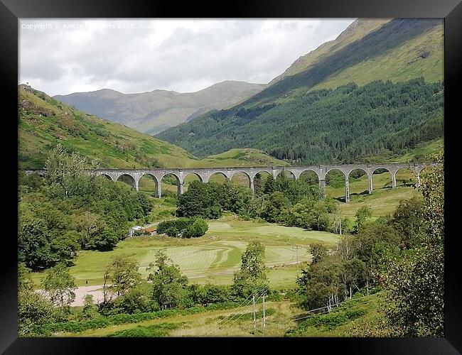 Glen Finnan Framed Print by KARINA Roberts