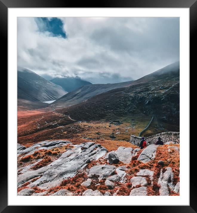 The Mourne Mountains - Northern Ireland  Framed Mounted Print by Jennifer Nelson