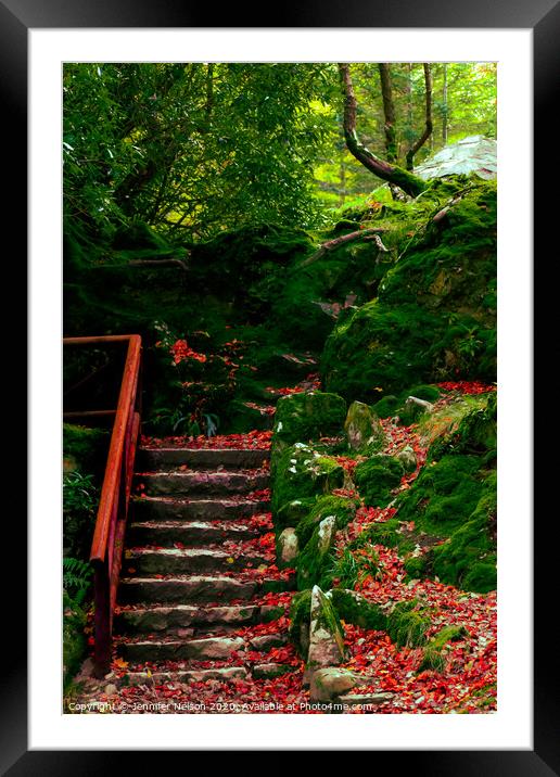 The Hermitage - Tollymore Forest Park  Framed Mounted Print by Jennifer Nelson