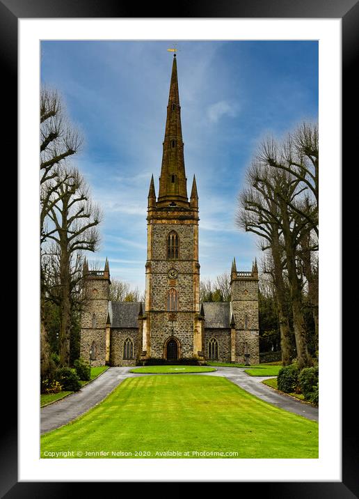 Hillsborough Parish Church - Northern Ireland  Framed Mounted Print by Jennifer Nelson