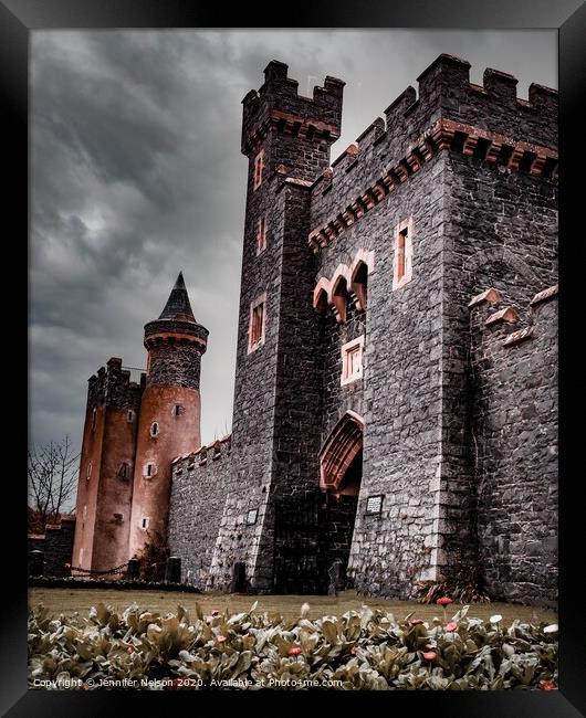 Killyleagh Castle Northern Ireland  Framed Print by Jennifer Nelson