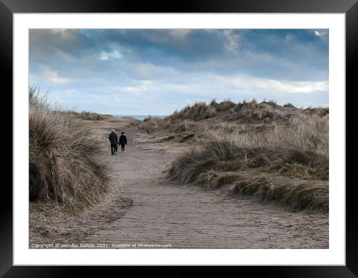 Murlough Nature Reserve  Framed Mounted Print by Jennifer Nelson