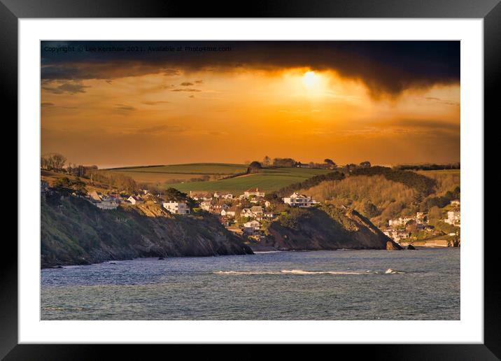 Plaidy and Millendreath (Looe, Cornwall) Framed Mounted Print by Lee Kershaw