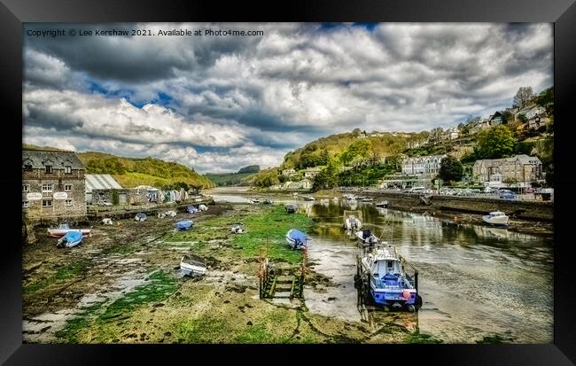 Looe Estuary - Waiting for the Tide Framed Print by Lee Kershaw