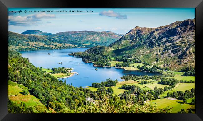 Ullswater in the Lake District Framed Print by Lee Kershaw