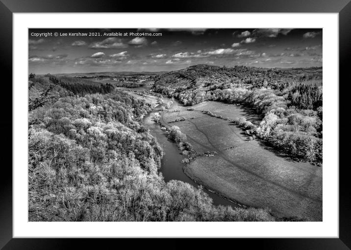 The View from Symonds Yat Rock Framed Mounted Print by Lee Kershaw