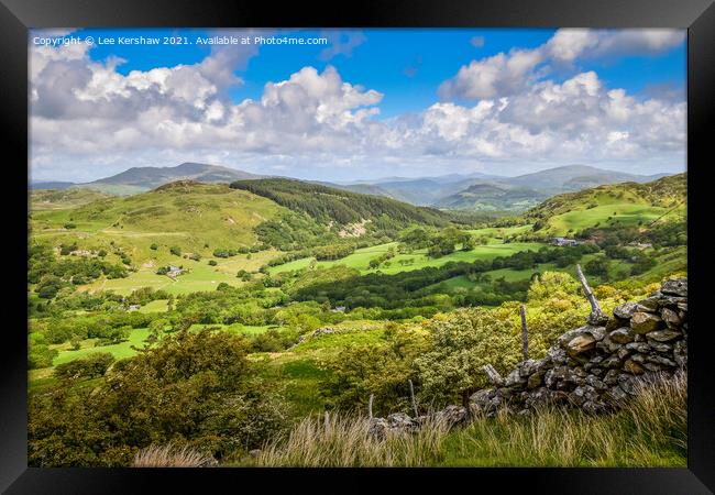 Descending from Cadair Idris (Snowdonia National Park) Framed Print by Lee Kershaw