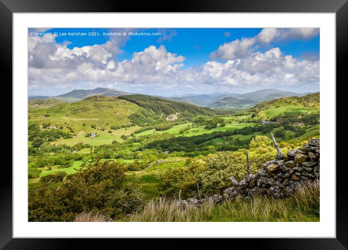 Descending from Cadair Idris (Snowdonia National Park) Framed Mounted Print by Lee Kershaw
