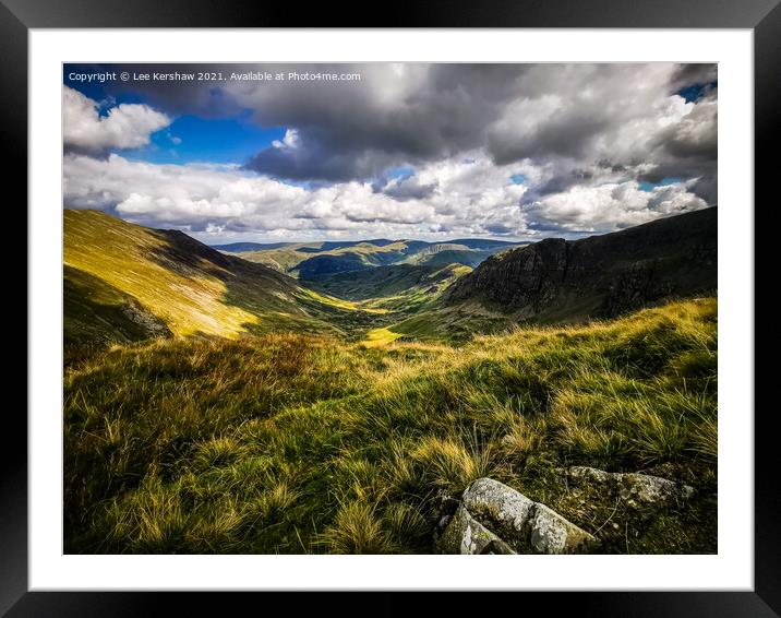 Wild Wilderness (Lake District) Framed Mounted Print by Lee Kershaw