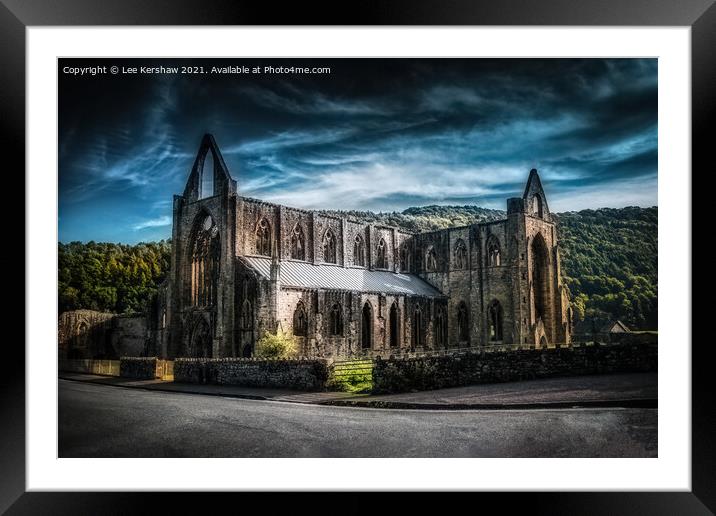 Tintern Abbey Framed Mounted Print by Lee Kershaw