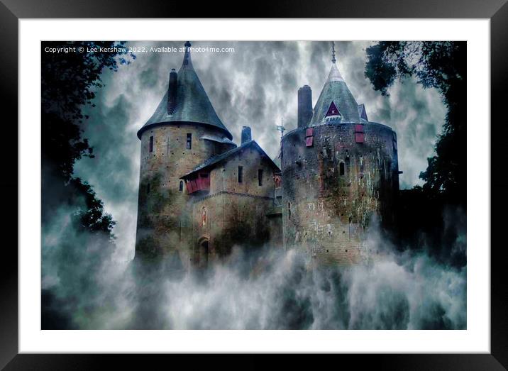 Castle Coch (The Red Castle) Framed Mounted Print by Lee Kershaw