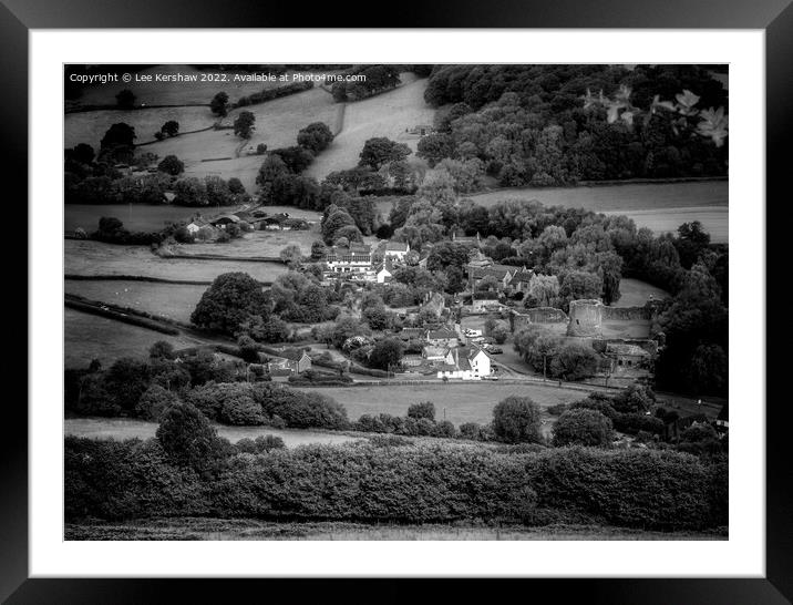 Enchanting View of Historic Skenfrith Castle Framed Mounted Print by Lee Kershaw