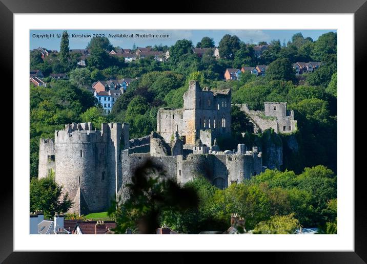 The Timeless Splendor of Chepstow Castle Framed Mounted Print by Lee Kershaw