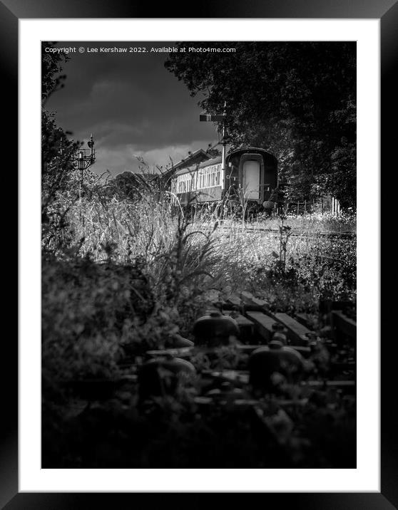 "Silent Remnants" Framed Mounted Print by Lee Kershaw