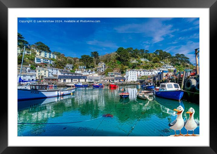 Poleprro Harbour Framed Mounted Print by Lee Kershaw