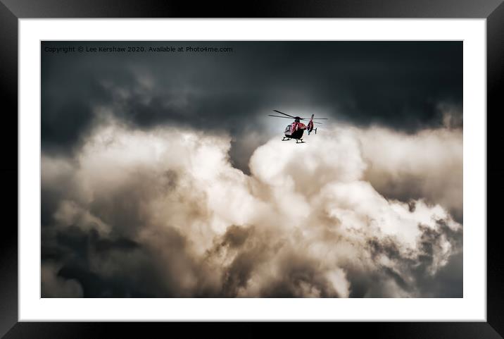 Into the Storm Framed Mounted Print by Lee Kershaw