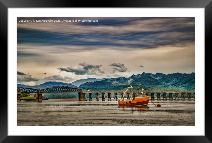 The Mawddach Estuary Framed Mounted Print by Lee Kershaw