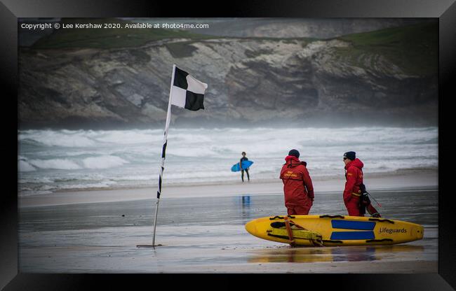 Heroes at the Ready Framed Print by Lee Kershaw