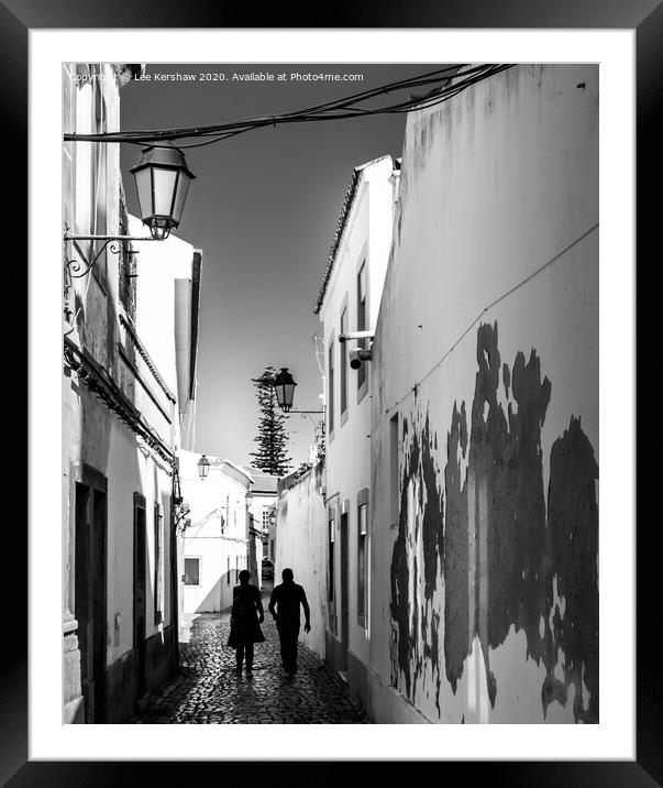 Shadowed Alleyway Framed Mounted Print by Lee Kershaw