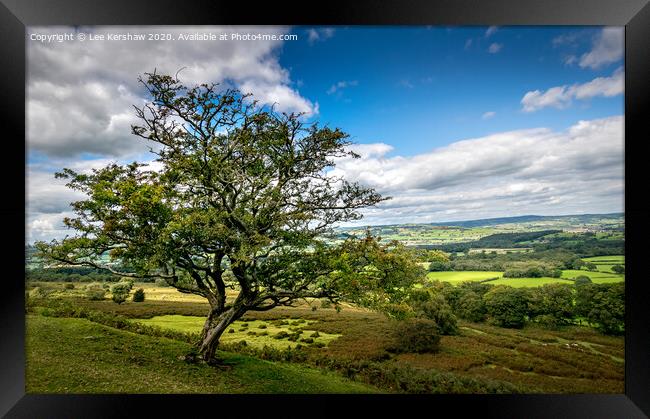 Endless Countryside on a Summer's Day Framed Print by Lee Kershaw