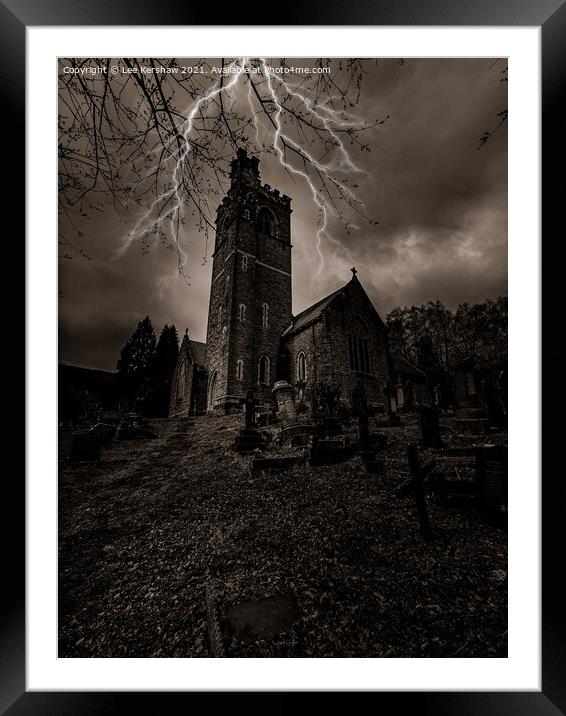 Christ Church, Aberbeeg Framed Mounted Print by Lee Kershaw