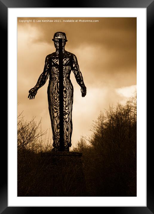 Guardian of the Valleys (Six Bells) Framed Mounted Print by Lee Kershaw