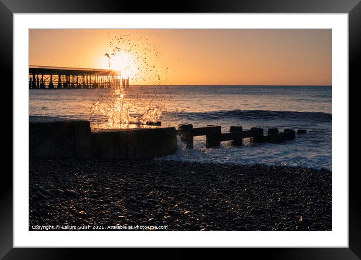 A Splash of Sun Framed Mounted Print by Callum Sulsh