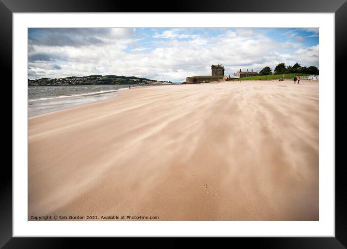 Bonnie Broughty Ferry Beach  - Beautiful Scotland Framed Mounted Print by Iain Gordon