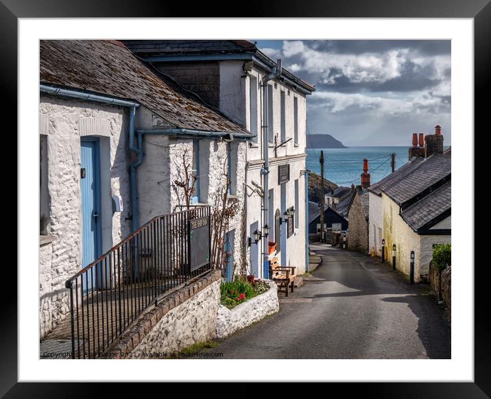 Portloe Framed Mounted Print by Alan Barker