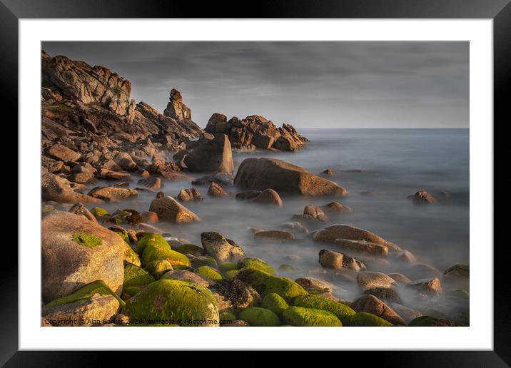 Carnew Point, St Agnes, Isles of Scilly Framed Mounted Print by Alan Barker