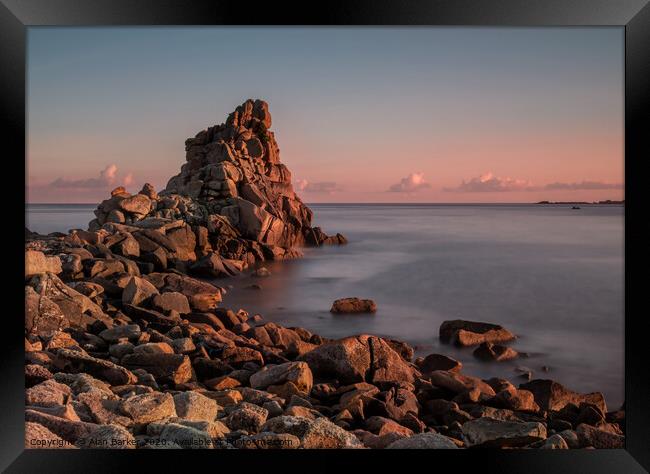 Long Point, St Agnes, Isles of Scilly Framed Print by Alan Barker