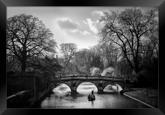 Clare Bridge, Cambridge Framed Print by Alan Barker