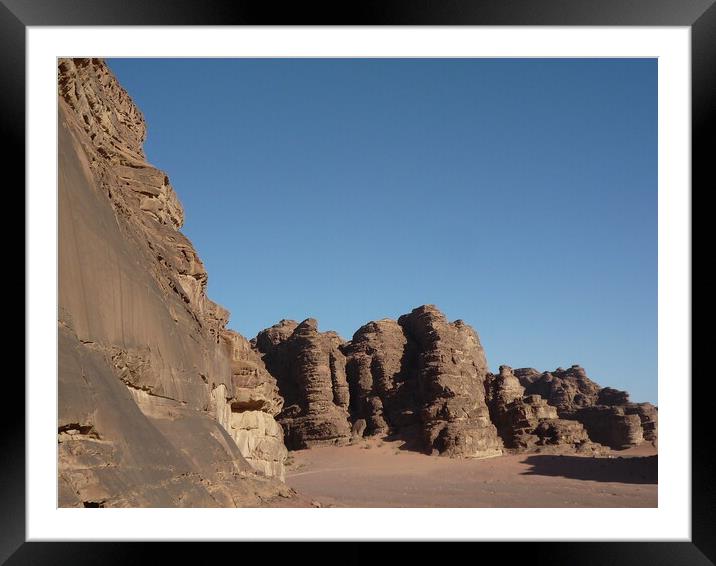 Wadi RAM Desert, Jordan Framed Mounted Print by Karina Osipova