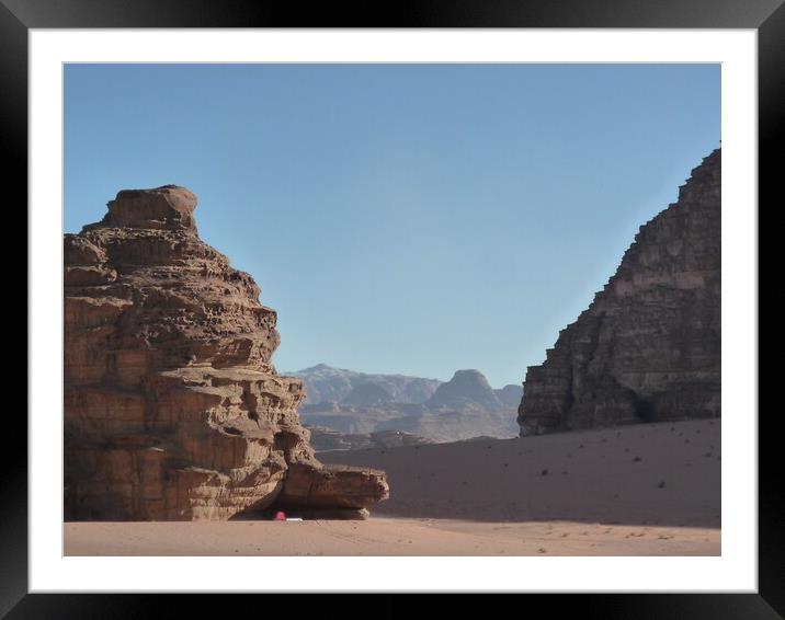 Wadi Rum Framed Mounted Print by Karina Osipova
