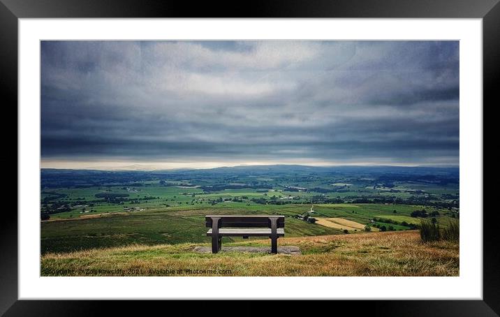 A good place for a ponder Framed Mounted Print by Zoe Rawcliffe