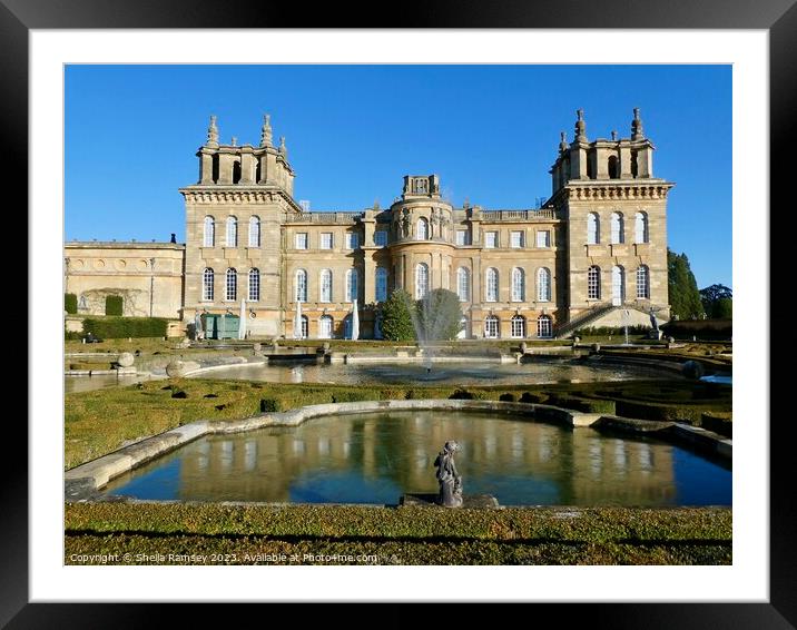 Blenheim Palace Framed Mounted Print by Sheila Ramsey