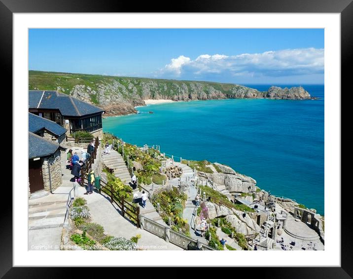 The Minack Theatre Cornwall Framed Mounted Print by Sheila Ramsey