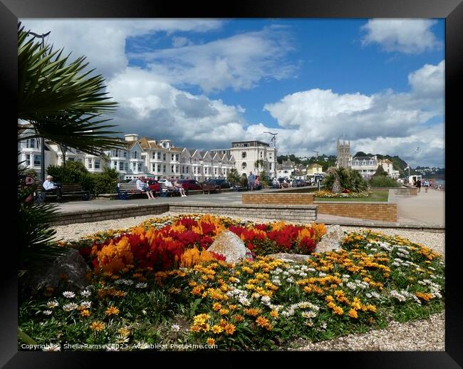 Teignmouth Devon Framed Print by Sheila Ramsey