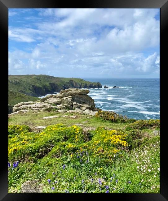 Lands End Framed Print by Sheila Ramsey