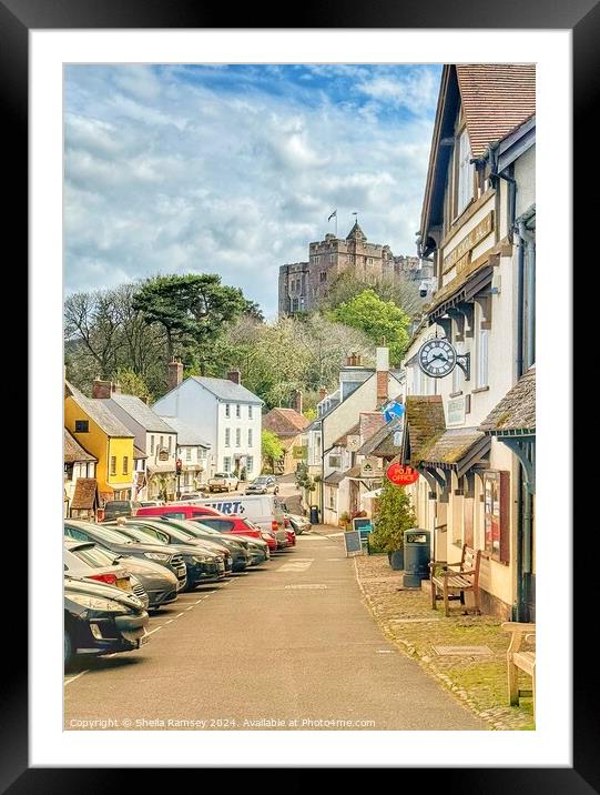 Dunster Somerset  Framed Mounted Print by Sheila Ramsey