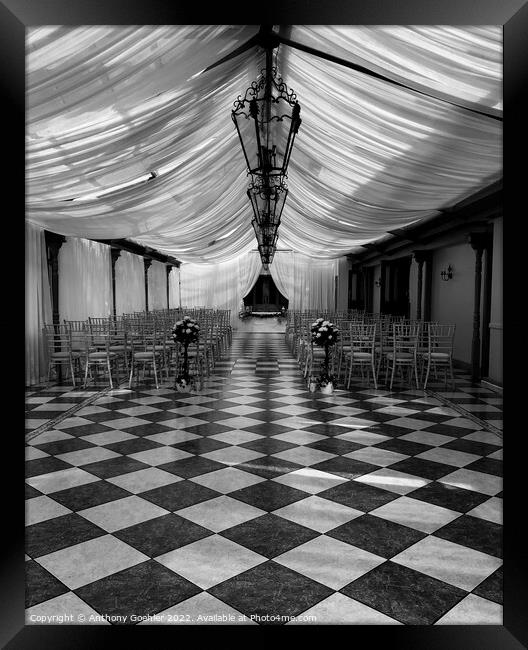 The chequered room Framed Print by Anthony Goehler