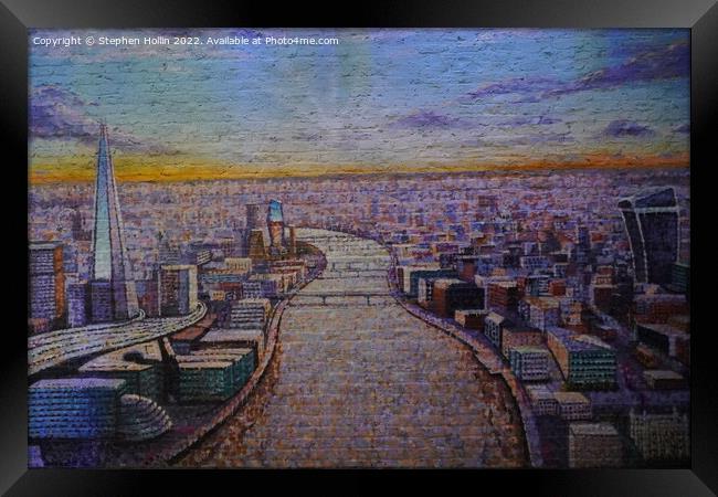 The Enchanting Hues of London Framed Print by Stephen Hollin