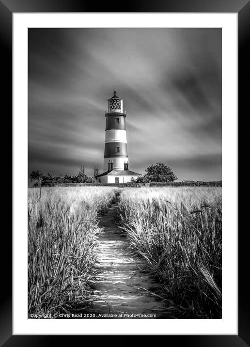 Happisburgh Lighthouse Framed Mounted Print by Chris Read