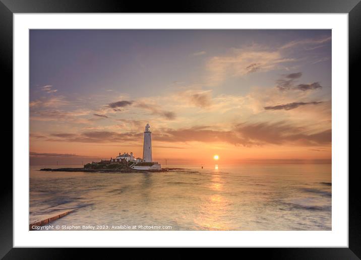 Summer Solstice at Northumbria Framed Mounted Print by Stephen Bailey