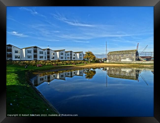 The outdoor pool Tollesbury Essex Framed Print by Robert Beecham