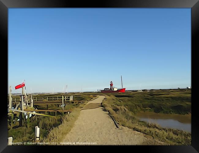 THE LIGHTSHIP TOLLESBURY ESSEX Framed Print by Robert Beecham