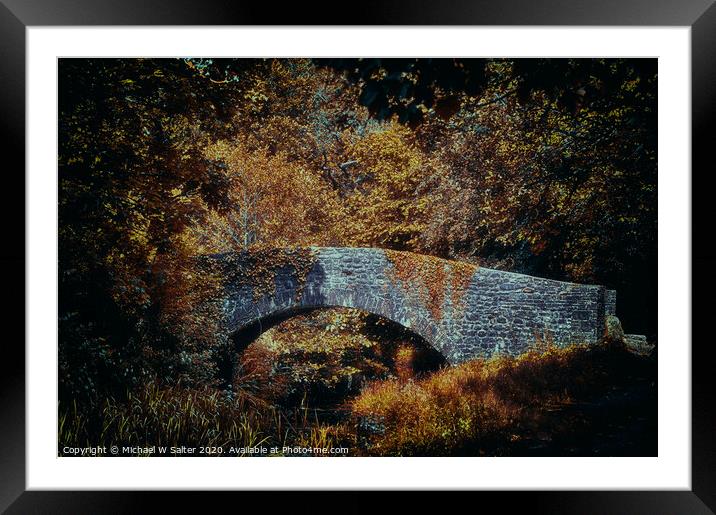 Autumn In South Wales Framed Mounted Print by Michael W Salter